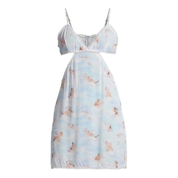 WEWOREWHAT cut out cherub angel slip DRESS - Picture 7 of 8